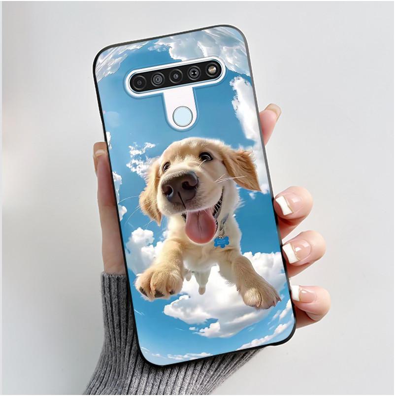 Luxury Cute Cool Boys Girls Case For LG K61 Q61 Q70 Phone Case Black Matte Soft Silicone Back Cover Protective TPU Bumper Shell