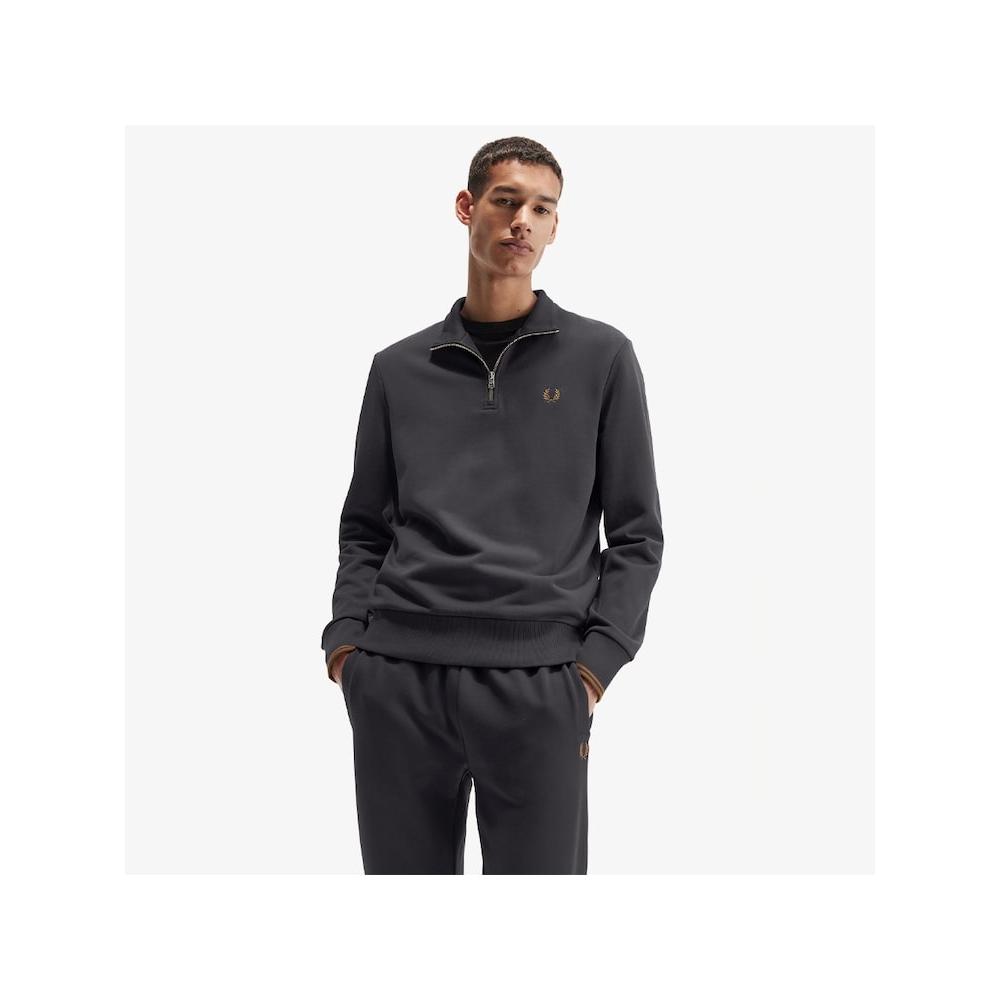 Fred Perry [genuine Headquarters] Fred Perry [baseline] Half Zip Up Sweatshirt  V07  Afpm2413574 V07 qzgAfpm2413574 V07