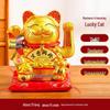 Ceramic Lucky Cat Figurine with Waving Hand – Customizable Gold Shop Gift for 2026 Opening Ceremony