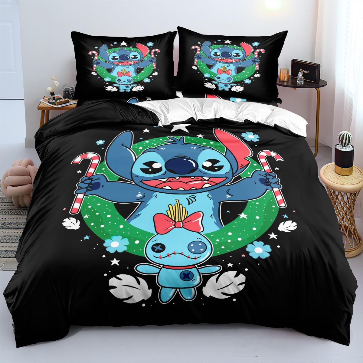 

Bedding Three-Piece 90-120G Abrasive Cloth 3D Digital Printing 90 * 200