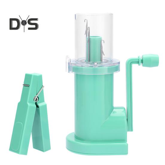 

Ручная намотка шнура, компактный размер, эффективный органайзер для вязания шнура, портативная вязальная машина для самостоятельного изготовления катушек зелёный