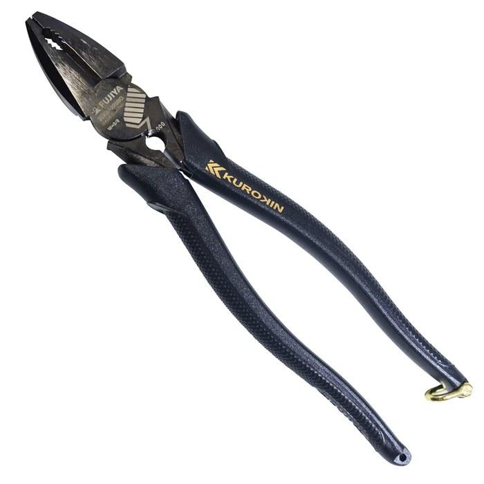 Fujiya Eccentric Power Pliers Black & Gold 225mm 3020N-225BG