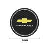 2Pcs Silicone Car Cup Mat Anti Noise Coaster Accessories For Chevrolet Spark Captiva Cruze Malibu Equinox Trax Camaro Blazer