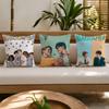 Tv Hot Hheartstopper Movie Cushion Cover Wrinkleresistant Short Plush Cushion Covers Breathable Machinewashable
