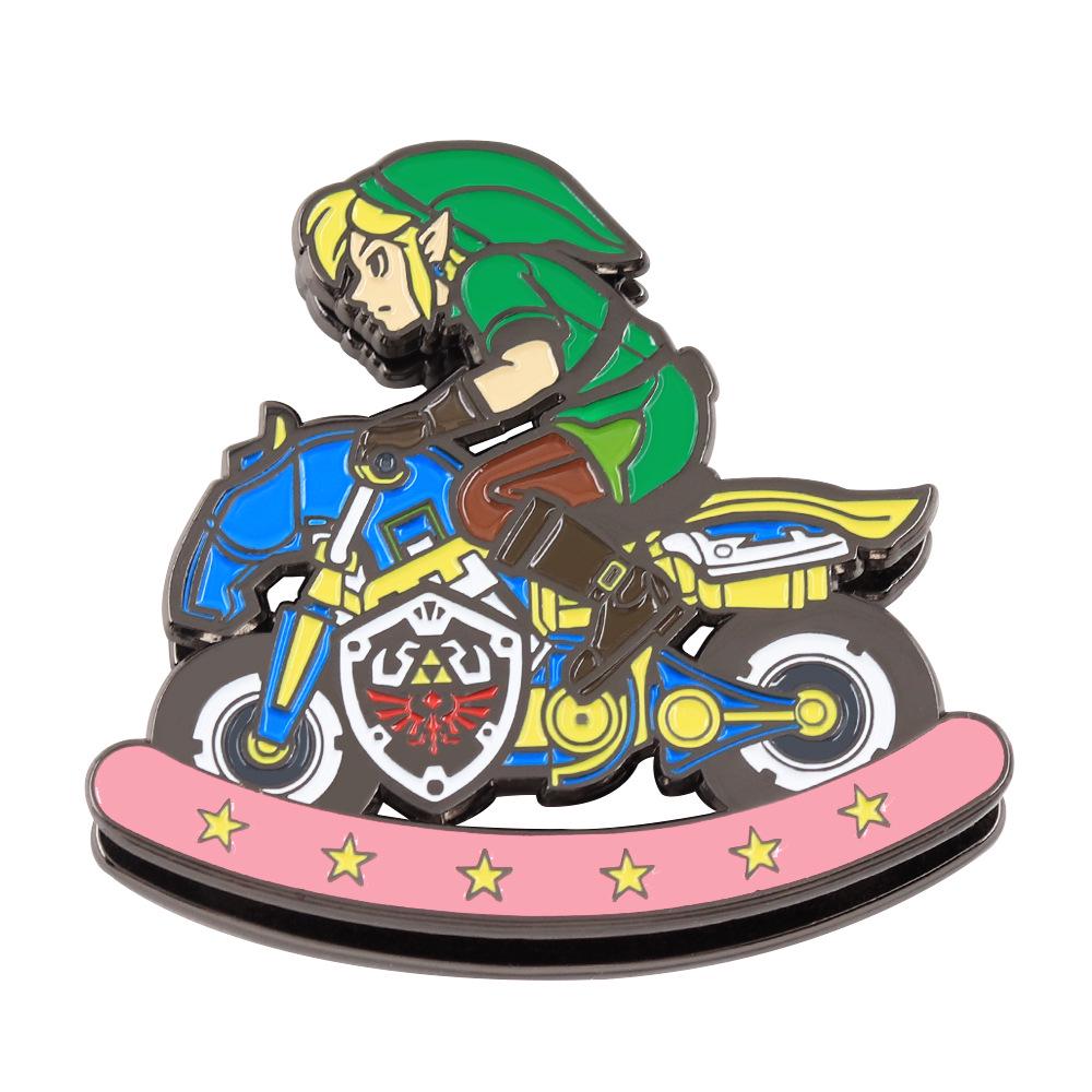 

Link s Master Cycle Magnet: Adventure Game Jewelry for Refrigerator Decoration