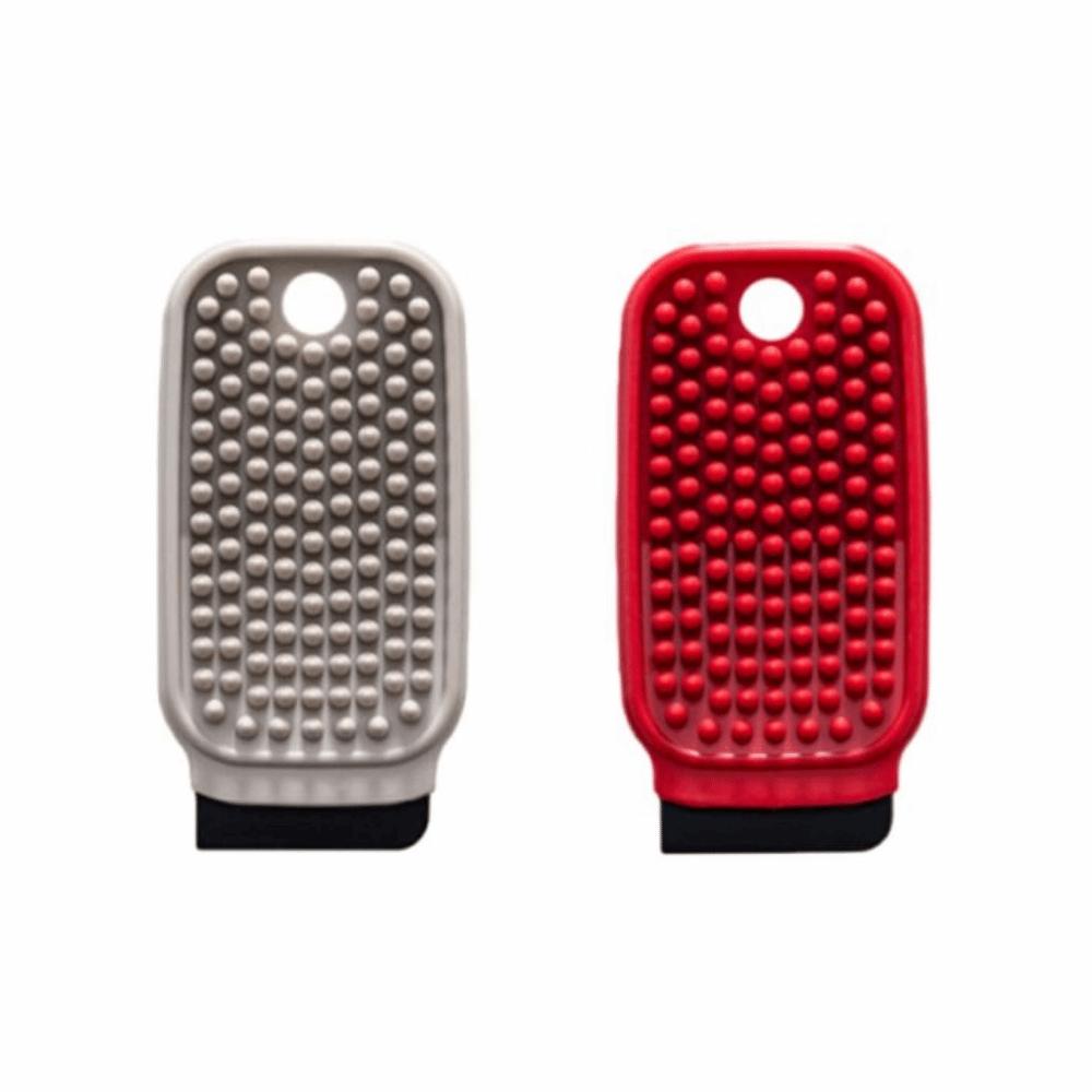 2Pcs Multifunctional Fruit Vegetable Brush Food-grade Silicone Dish Brush  Dish Washing