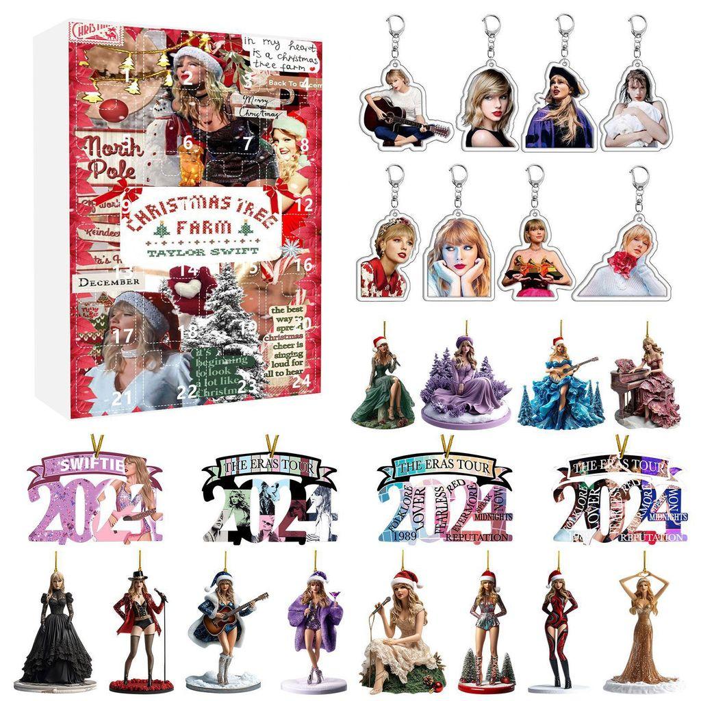 

Taylor Series Advent Calendar With Acrylic Decorations For Christmas Surprise Gift Style A