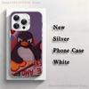 Cute Art P-Pingu Penguin Phone Case For iPhone 17,16,15,14,13,12,11,Pro,XS,Max,Plus,Mini,SE4,E White Matte Shockproof Cover