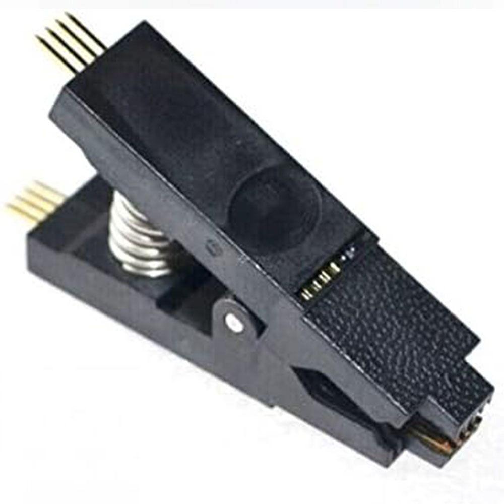 2 Set 8 Pin Test Clamp SOP8 to DIP8 Data Synchronization Cables Durable Adapter Board