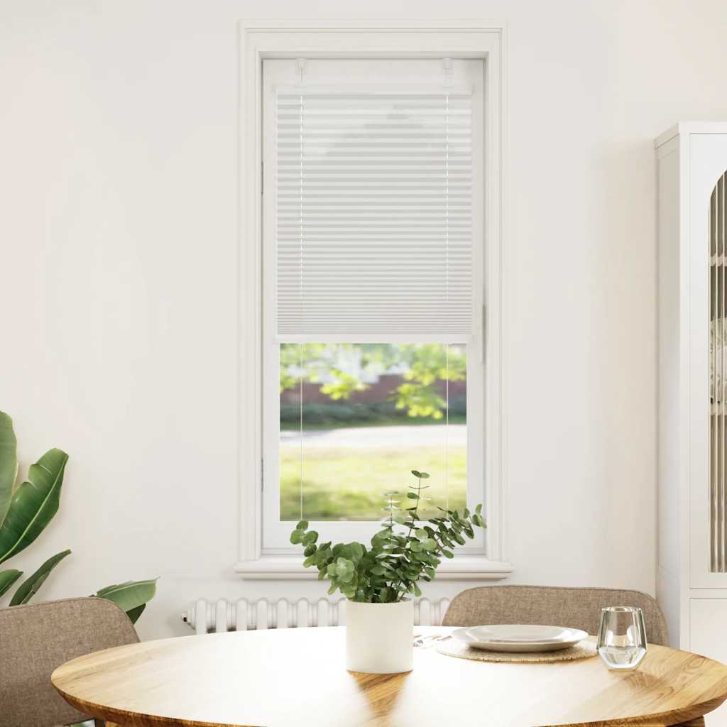 Light Grey Pleated Blind 50X150 Cm Fabric Width 49.4Cm