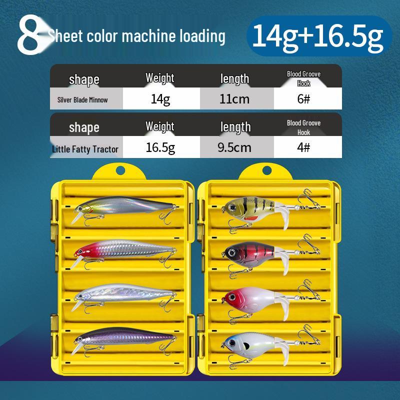 Silbernes Blatt Streamline Minnow Köder: Ultimativer Sinking Twitchbait für Weitwurf-Angeln