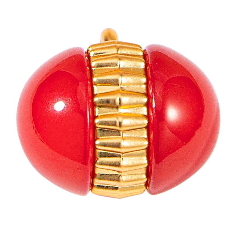 10Pcs Alloy National Style Auxiliary Materials Fashion Colorful Buttons Chinese Style Ellipse Resin Bead