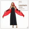 Halloween Costume Medieval Dark Goth Vampire Dress Witch Cape Reaper Show Costume
