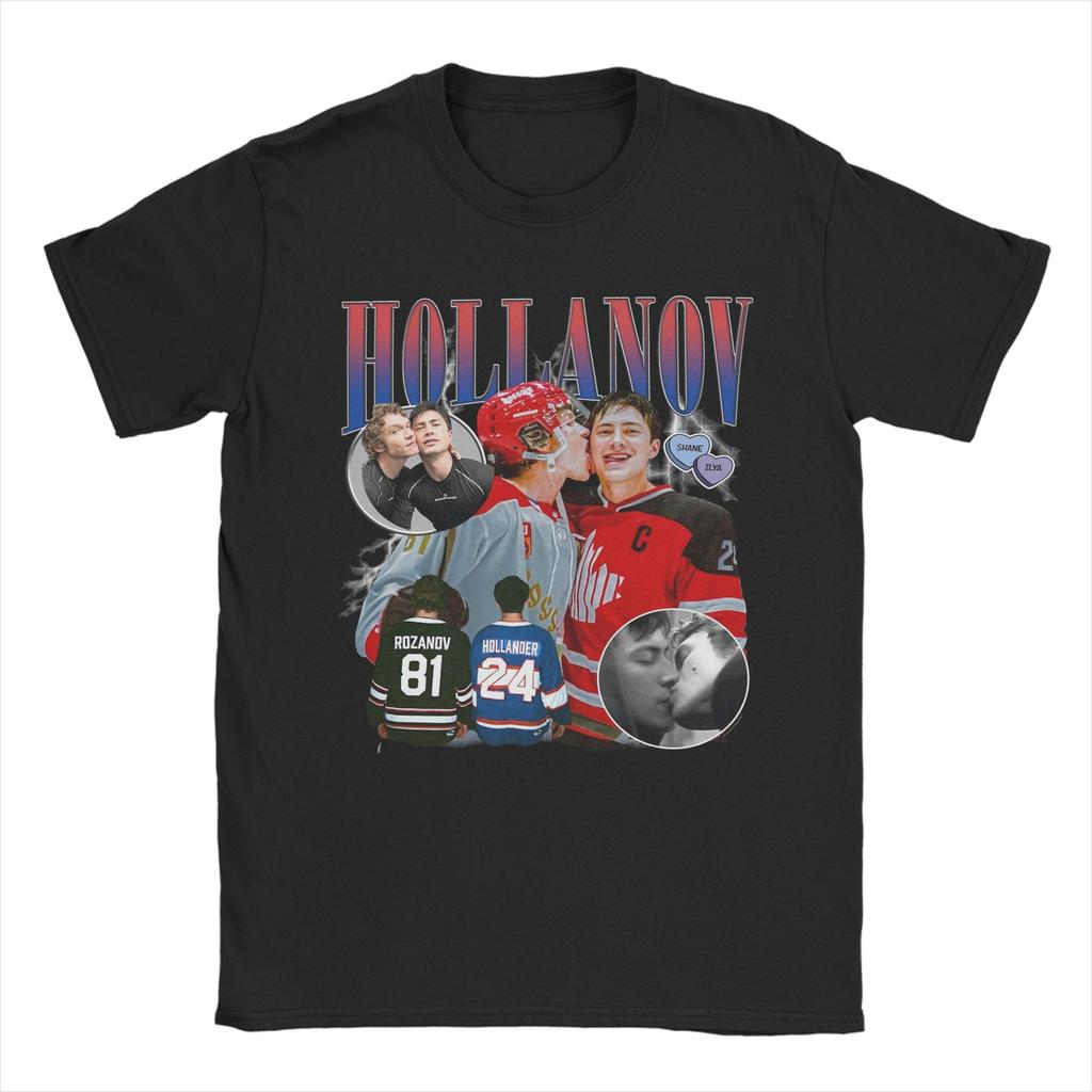 Heated Rivalry Ilya Rozanov But Daddy I Love Him T Shirt Mens Pure Cotton Fashion TShirt Crew Neck Tees Short Sleeve Clothing