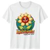 Welcome To The Shtshow Flower Cartoon Funny Graphic Novelty TShirt