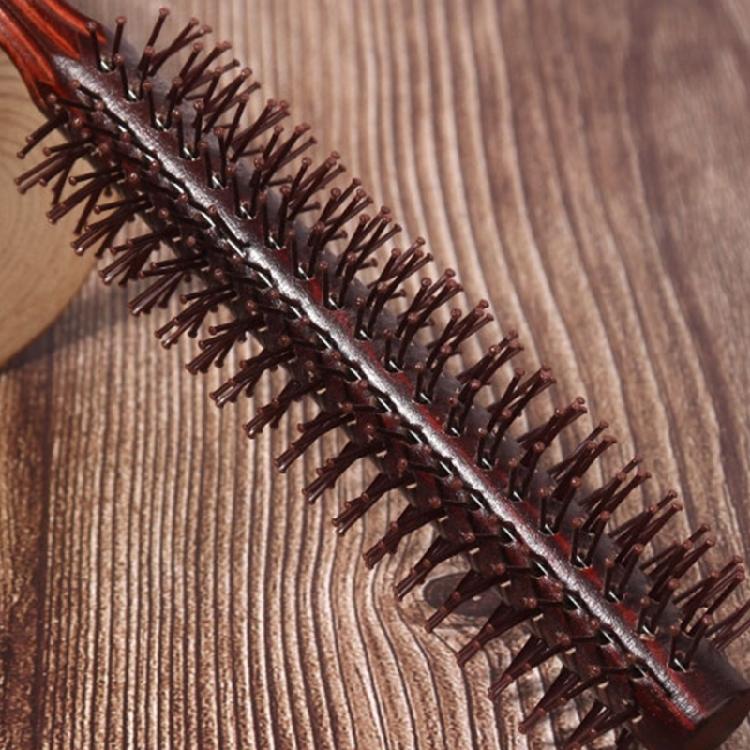 Mini Round Hair Brush Hair Combs for Short Curly Hair Nylon Bristles Hair Brush
