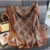 Luxury Brand Scarf Love Cotton Shawl Lady Wrap Large Pashmina Hijab Headband Scarves Islamic Turban Bufanda Foulard Stoles