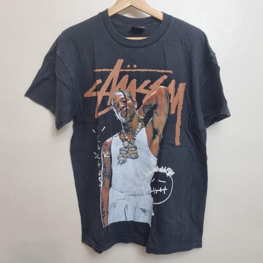 Vintage Stussy X Cactus Jack T Shirt Large Streetwear Graphic Tee Travis Scott Unisex T-Shirt