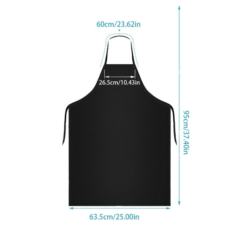 Pu Leather Apron Extra Long Grilling Apron Work Aprons for DishWashing,Cleaning Fish,Gardening,Butcher Dog Grooming