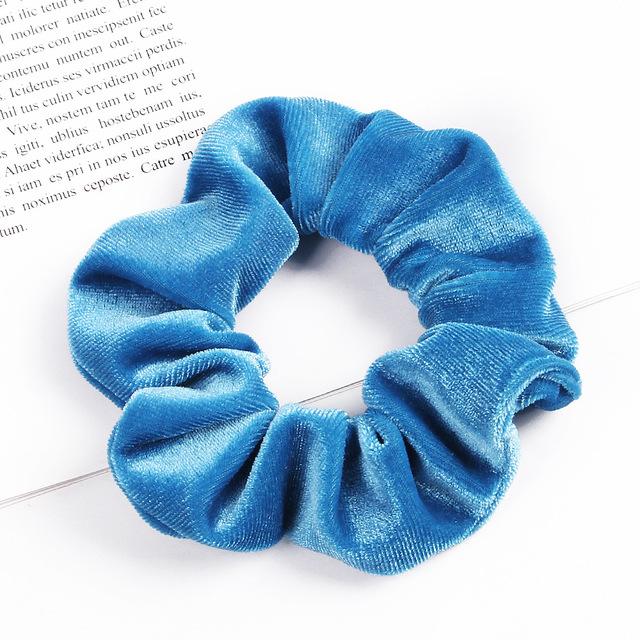 Classic All-match Velvet Scrunchies Women Girls Elastic Hair Rubber Bands Accessories Tie Hair Ring Rope Lady Headdress Headwear