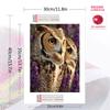 Owl Pattern  3pcs 100% Round Full Drill 5D DIY Diamond Painting Embroidery Cross Stitch Rhinestone Décor