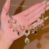Lightweight Fairy Core Necklace Silver Plated Tassel Statement Chain  Photoshoot Props