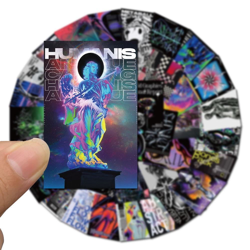 10/40 buc acid psihedelic grafică artă graffiti autocolante estetice skateboard telefon laptop chitară autocolante