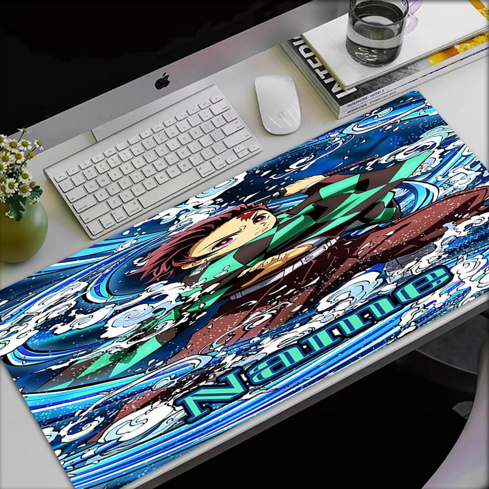 Tappetino Mouse Personalizzato Tema Demon Slayer, Base in Gomma Antiscivolo, Multifunzionale per Ufficio e Casa, Perfetto per la Personalizzazione dello Spazio di Lavoro.