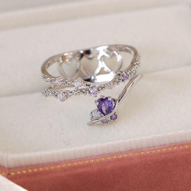 Niche Style Micro Inlaid Zircon Stylish Hand Jewelry Geometry