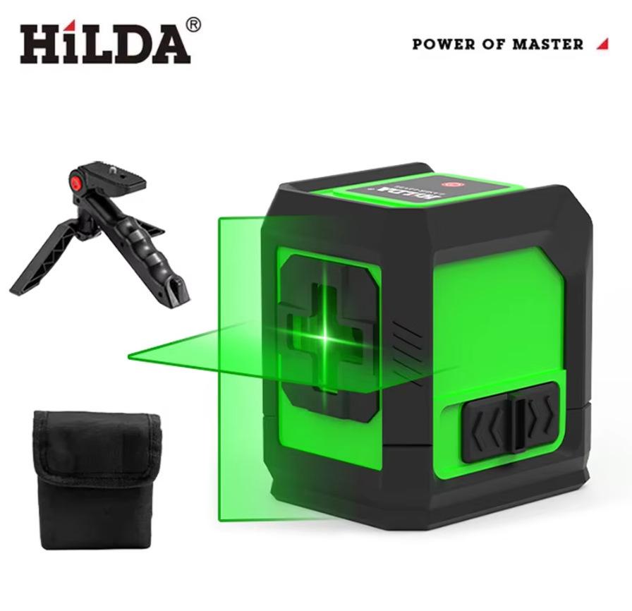 Portable High-Precision 2-Line Laser Green Light Level Meter
