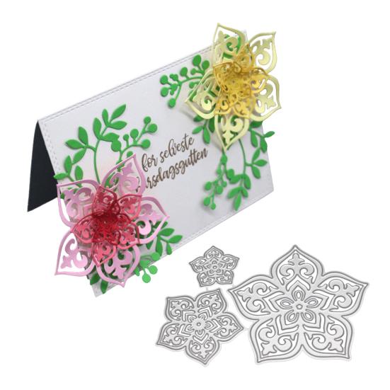 3D Flower Cutting Dies DIY Craft Scrapbooking Paper Album Embossing Stencil