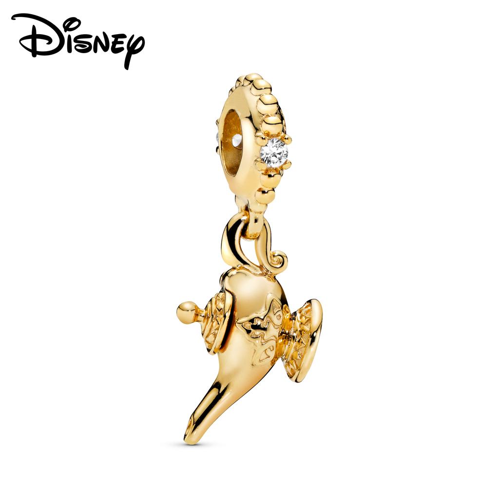 Disney 925 silver Mickey Minnie and Toy Story bass Lightyear Pendant Beads original DIY Bracelet suitable for Girls Gift