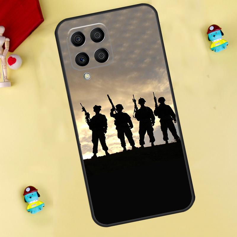 Camo military Army Case For Samsung Galaxy M33 M15 M55 M31 M13 M12 M14 M06 M16 M36 M56 M53 M32 M52 M35 M34 M54
