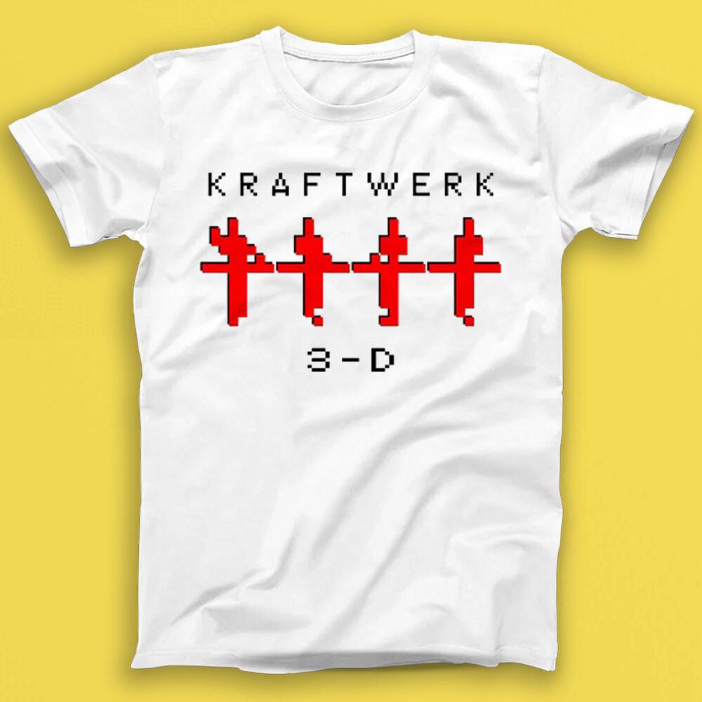 

Kraftwerk 3-D The Catalogue Electronic Synth Pop Music Gift Tee T Shirt 1939 4XL