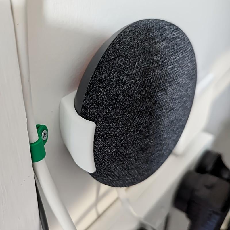1pc Wall Mount Wall Storage Bracket for Google Nest Smart Speaker Mini Wall Mount Accessory Plastic Wall Bracket