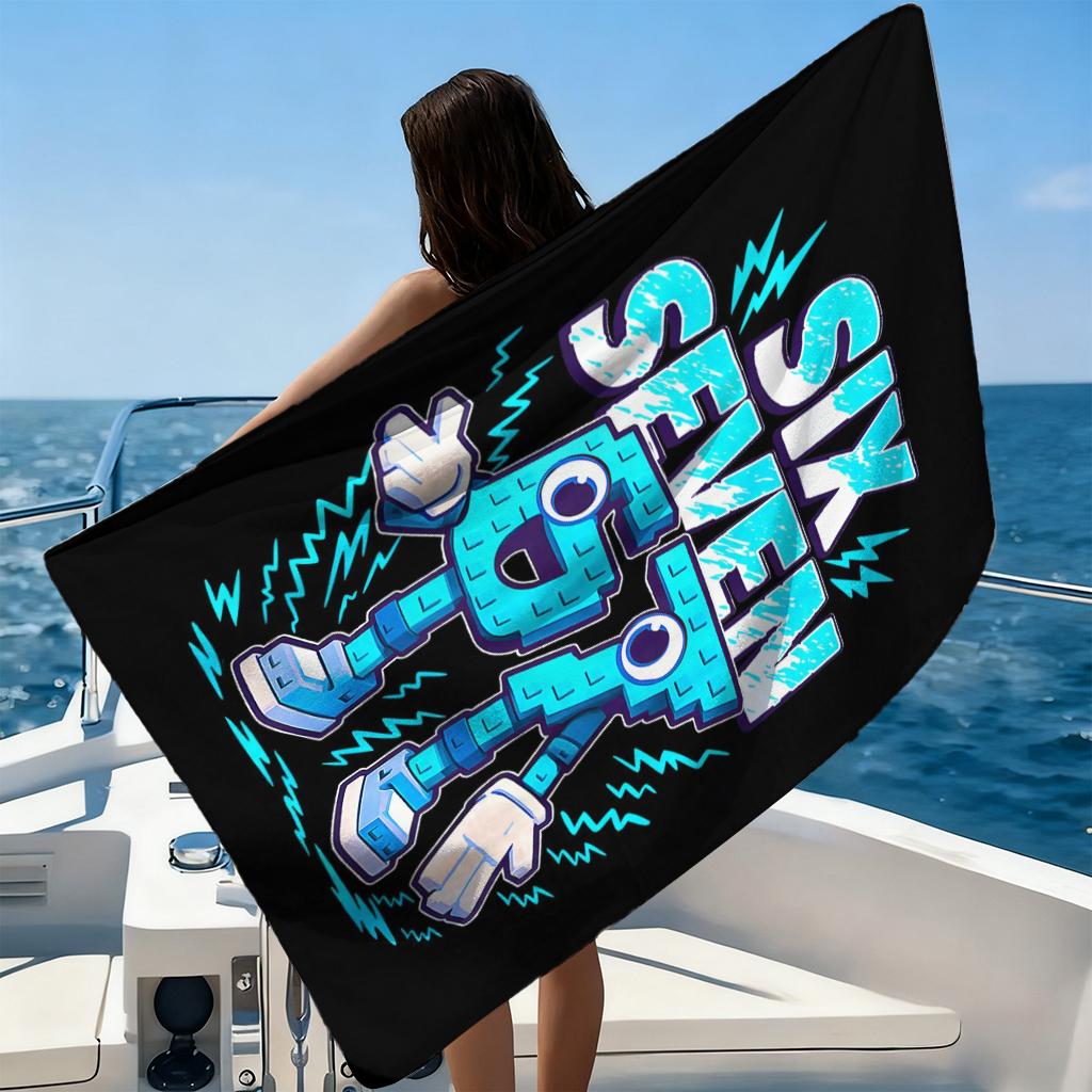 Sechs Sieben 67 Freundschaft Strandtuch Schnelltrocknend Super Saugfähig Geeignet für Strandurlaub Pool Fitnessstudio Sommergeschenk für Freunde