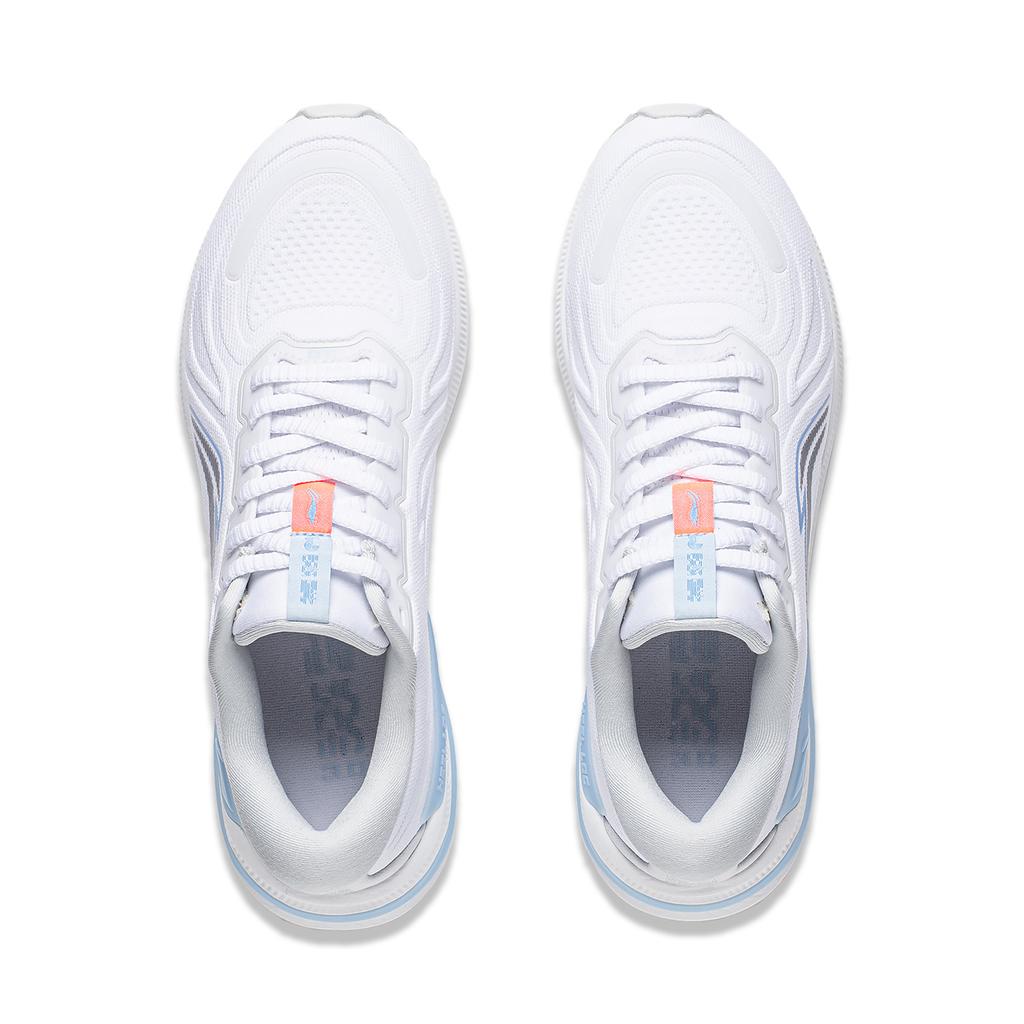 Li Ning YueYing 3.0 Cushioning Breathable Low top Casual Running Shoes Women's White Gray ARHU004-1