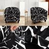 Elastic Tub Club Chair Cover Stretch Single Seat Sofa Covers for Living Room Slipcover Armchair Couch Cover Furniture Protector