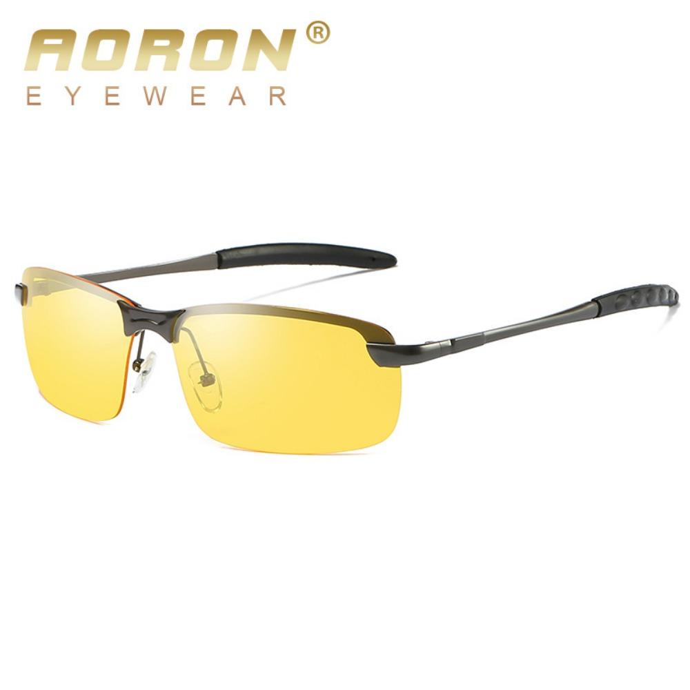 aoron Polarized Driving Glasses Day and Night Glasses Anti-glare and Anti-high Beam Glasses
