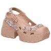 Simone Rocha X Crocs  Ballerina Platform Pink Caramel Women Sneakers 211079-7AF