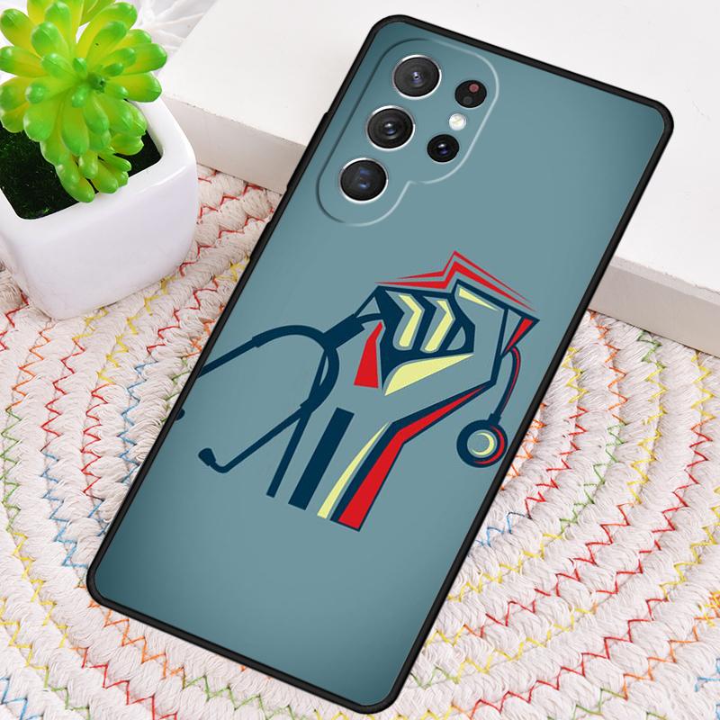 Nurse Medical Medicine Silicone Phone Case For Samsung Galaxy note 10 pro S26 S25 S24 S23 S22 S21 Plus S25Ultra Capa Cover