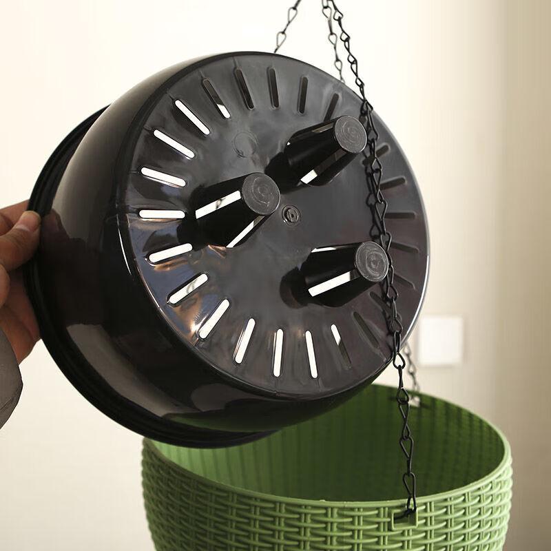 Hualongdun Rattan Self-Watering Hanging Planter