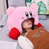 2026 Anime Games Kirby Peripheral Plush Doll Funny Nap Pillow Soft Pet Cat Nest Kawaii Stuffed Toy Pet Bed Decora Cute Gift For Kids