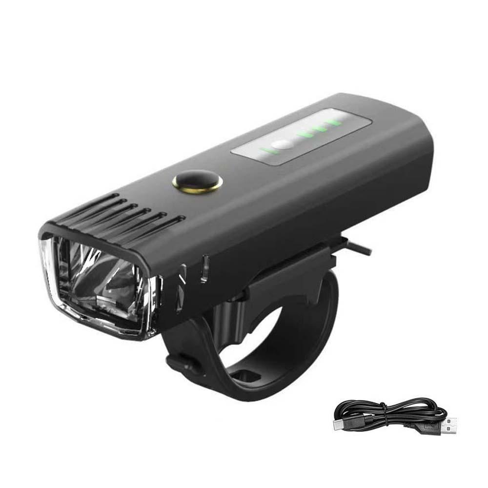 

Intelligent Light Sensing Bike Headlight USB Rechargeable MTB Front Lamp Road Lighting чёрный