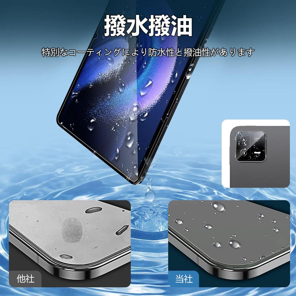 Für Xiaomi Pad6 Pad6 Pro Glasfolie Kamerafolie Kluso Hergestellt von Japan Asahi Glass Hohe Härte 9H Stoßfest Bruchsicher Durchlässigkeit Runde Kante