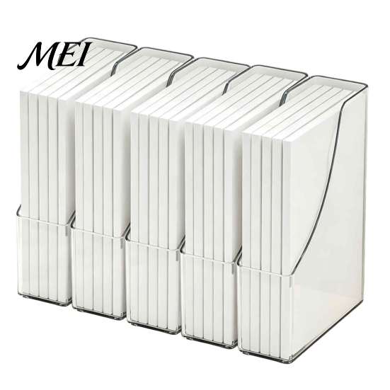 Acrylic Document File Holder Paper Organizer Letter Tray, Stackable Desk Organizer, Clear Craft Supply Drawer Sorter for Documents, Files, Letters, A4