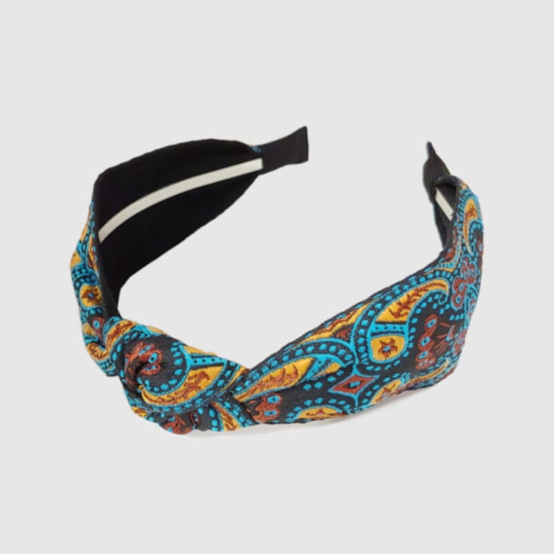 LALA Ethnic Paisley Hairband - Green