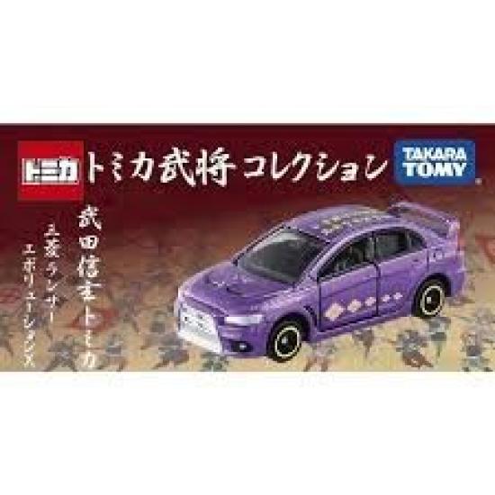 Tomica Warlords Collection Takeda Shingen Mitsubishi Lancer Evolution X Bookstore Exclusive