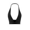 Women Sexy Slim Fit Solid Halter Cropped Cami Top