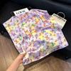New silk satin 71 * 71 square scarf versatile foreign style simulation silk scarf middle-aged and elderly decorative scarf neck protection silk scarf